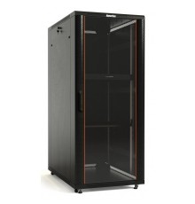 Шкаф напольный 19-дюймовый, 42U, 2055x 600х 600 мм (ВхШхГ) Hyperline TTB-4266-AS-RAL9004                                                                                                                                                                  