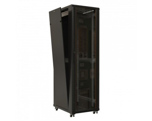 Шкаф напольный 19-дюймовый, 22U, 1166x600 х800 мм (ВхШхГ) Hyperline TTB-2268-AS-RAL9004