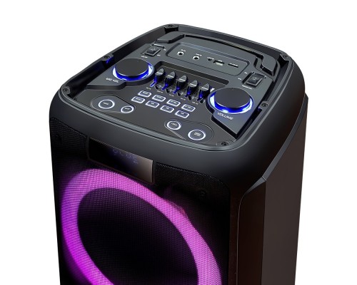 Акустическая система Ginzzu GM-202 Midi, RGB/BT/USB/SD/FM/ДУ