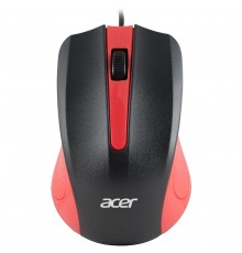 Мышь Acer OMW012 черный/красный оптическая (1200dpi) USB (3but)                                                                                                                                                                                           