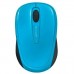 Мышь Microsoft Wireless Mobile Mouse 3500 Cyan Blue, оптическая, беспроводная, USB, голубой gmf-00271