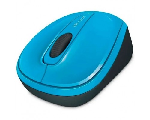 Мышь Microsoft Wireless Mobile Mouse 3500 Cyan Blue, оптическая, беспроводная, USB, голубой gmf-00271