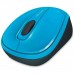 Мышь Microsoft Wireless Mobile Mouse 3500 Cyan Blue, оптическая, беспроводная, USB, голубой gmf-00271