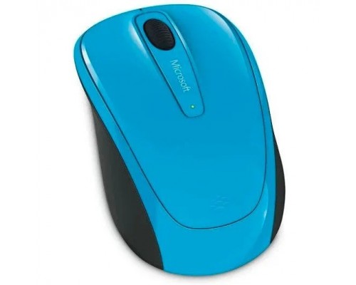 Мышь Microsoft Wireless Mobile Mouse 3500 Cyan Blue, оптическая, беспроводная, USB, голубой gmf-00271