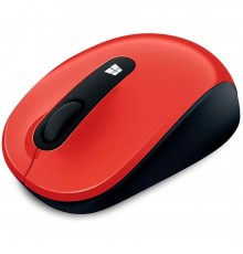 Мышь Microsoft Sculpt Mobile Mouse Flame Red, оптическая, беспроводная, USB, красный и черный 43u-00025                                                                                                                                                   