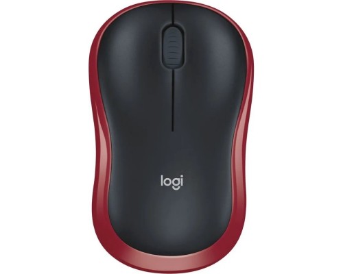 Мышь Logitech Wireless M185 USB, Red, Retail 910-002237