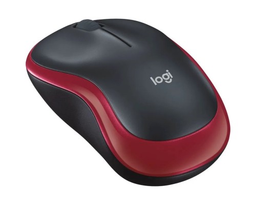 Мышь Logitech Wireless M185 USB, Red, Retail 910-002237