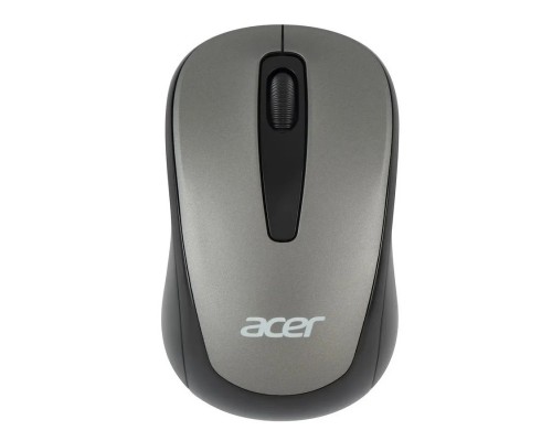 Мышь Acer OMR134 серый оптическая (1000dpi) беспроводная USB для ноутбука (3but)