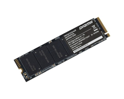 Накопитель SSD Digma PCI-E x4 1Tb DGSM3001TS33T Mega S3 M.2 2280