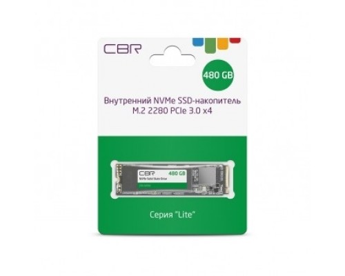 Твердотельный накопитель CBR SSD-480GB-M.2-LT22, Внутренний SSD-накопитель, серия 