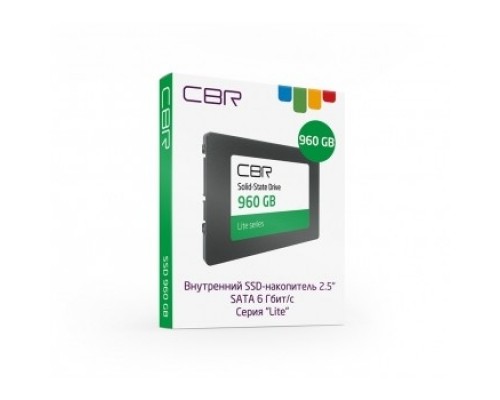 Твердотельный накопитель CBR SSD-960GB-2.5-LT22, Внутренний SSD-накопитель, серия 