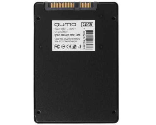 Накопитель SSD 240GB QUMO Novation TLC 3D (Q3DT-240GSCY)