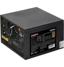 Блок питания 700W ExeGate EX282154RUS-OEM 80 PLUS® Bronze 700PPH-OEM (ATX, APFC, КПД 89% (80 PLUS Bronze), 12cm fan, 20+4pin, 2x2x(4+4)pin, 4xPCI-E, 8xSATA, 4xIDE, black, RTL)                                                                           