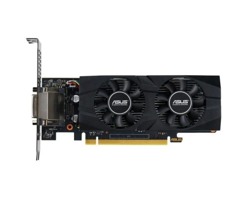 Видеокарта Asus PCI-E GTX1650-4G-LP-BRK NVIDIA GeForce GTX 1650 4096Mb 128 GDDR5 1485/8002 DVIx1 HDMIx1 DPx1 HDCP Ret