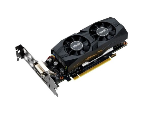 Видеокарта Asus PCI-E GTX1650-4G-LP-BRK NVIDIA GeForce GTX 1650 4096Mb 128 GDDR5 1485/8002 DVIx1 HDMIx1 DPx1 HDCP Ret