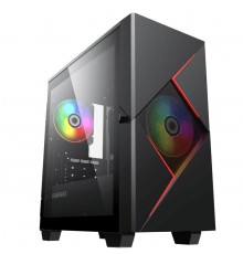 Корпус GameMax Cyclops BR без БП (Midi Tower, ATX, Черно-красн.,1*USB2.0 + 1*USB3.0, 2*120мм)                                                                                                                                                             