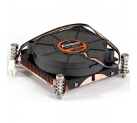 Кулер ExeGate EX286162RUS ESNK-0049.PWM.1U.115x.Cu (Медный, 1U, LGA1150/1151/1155/1156/1200, TDP 115W, Fan 75mm, PWM, 2000-5000RPM, 2 ball bearing, 4pin, 46-54db, ресурс 70000 часов, 345г, на винтах, с термопастой, Retail box)                        