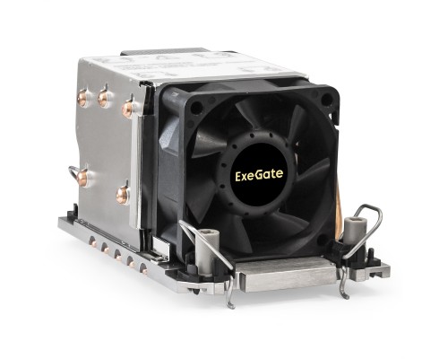 Кулер ExeGate EX293442RUS ESNK-P0078AP4.PWM.2U.4189.Cu (Al+Cu, 2U, 5 тепл. трубок, LGA 4189, TDP 300W, Fan 80mm, PWM, 2100-8000RPM, 2 ball bearing, 4pin, 54,3db, 400г, на защелках, с термопастой, Retail box)