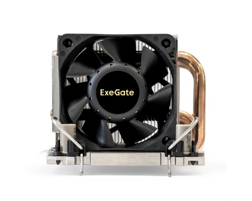 Кулер ExeGate EX293442RUS ESNK-P0078AP4.PWM.2U.4189.Cu (Al+Cu, 2U, 5 тепл. трубок, LGA 4189, TDP 300W, Fan 80mm, PWM, 2100-8000RPM, 2 ball bearing, 4pin, 54,3db, 400г, на защелках, с термопастой, Retail box)