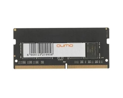 Модуль памяти QUMO DDR4 SODIMM 8GB QUM4S-8G2666C19 PC4-21300, 2666MHz OEM/RTL