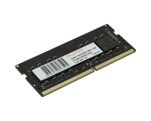 Модуль памяти Noname SO-DIMM DDR-4 16GB QUMO 3200MHz 2Gx8 CL22 260P 1.2V (QUM4S-16G3200N22)