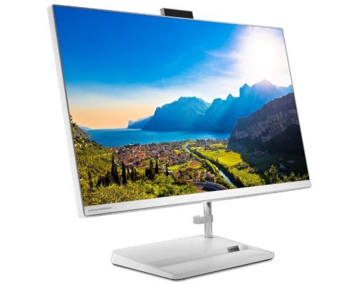 Моноблок Lenovo IdeaCentre AIO 3 24ITL6 23.8'' FHD(1920x1080) IPS/Intel Core i5-1135G7 2.4GHz Quad/4+4GB/256GB SSD/Integrated/noDVD/WiFi/BT5.1/HD Web Camera/KB+MOUSE(WLS)/DOS/1Y/WHITE