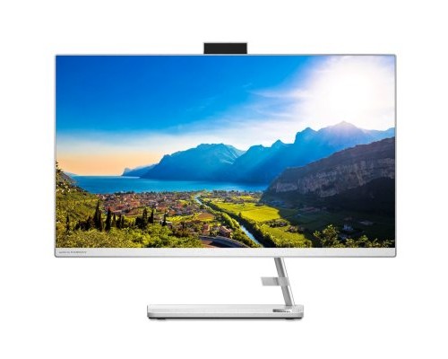 Моноблок Lenovo IdeaCentre AIO 3 24ITL6 23.8'' FHD(1920x1080) IPS/Intel Core i5-1135G7 2.4GHz Quad/4+4GB/256GB SSD/Integrated/noDVD/WiFi/BT5.1/HD Web Camera/KB+MOUSE(WLS)/DOS/1Y/WHITE