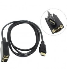 Кабель HDMI M VGA M full (с чипом) KS-is KS-441 черно-черный 1.8м                                                                                                                                                                                         