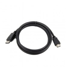 Кабель Filum Display port-HDMI 3 м., медь, черный, разъемы: Display port male- HDMI A male, пакет. [FL-C-DPM-HM-3M] (894193)                                                                                                                              