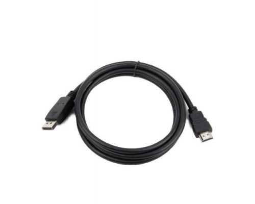 Кабель Filum Display port-HDMI 3 м., медь, черный, разъемы: Display port male- HDMI A male, пакет. [FL-C-DPM-HM-3M] (894193)