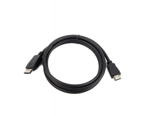 Кабель Filum Display port-HDMI 1.8 м., медь, черный, разъемы: Display port male- HDMI A male, пакет. [FL-C-DPM-HM-1.8M] (894192)