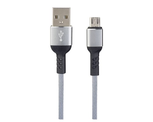 Кабель PERFEO USB2.0 A вилка - Micro USB вилка, серый, длина 1 м., бокс (U4806)