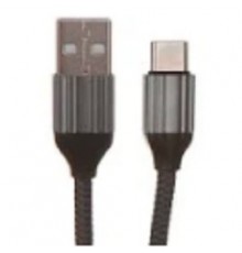 Кабель USB Type-C LDNIO LD_B4573 LS432/ 2m/ 2.4A/ медь: 120 жил/ Нейлоновая оплетка/ Gray                                                                                                                                                                 