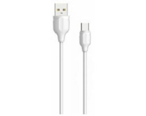 Кабель USB Type-C LDNIO LD_B4499 LS371/ 1m/ 2.1A/ медь: 60 жил/ White