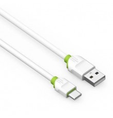 Кабель USB Type-C LDNIO LD_B4511 LS35/ 2m/ 2.4A/ медь: 120 жил/ White                                                                                                                                                                                     