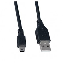 Кабель PERFEO USB2.0 A вилка - Mini USB 5P вилка, длина 1,8 м. (U4302)                                                                                                                                                                                    