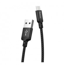 Кабель USB Micro/ HOCO HC-62844 X14/ 1m/ 2A/ Нейлон/ Black                                                                                                                                                                                                