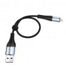 Кабель USB Micro/ HOCO HC-10543 X38/ 1m/ 2.4A/ Нейлон/ Black                                                                                                                                                                                              