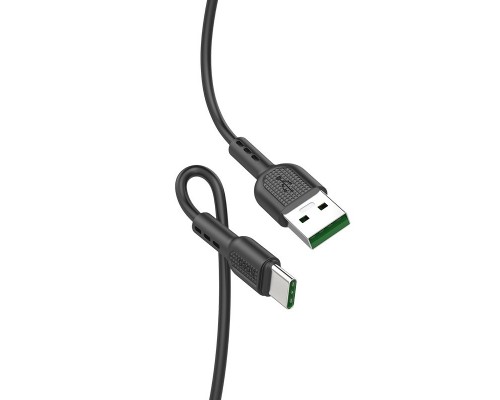 Кабель USB HOCO HC-06119 Type-C/ X33/ 1m/ 5A/ Black