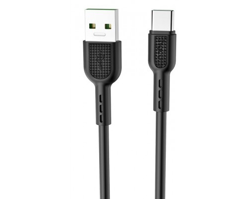 Кабель USB HOCO HC-06119 Type-C/ X33/ 1m/ 5A/ Black