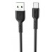 Кабель USB HOCO HC-06119 Type-C/ X33/ 1m/ 5A/ Black