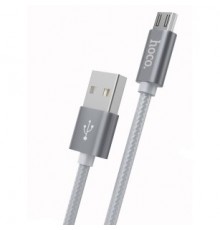 Кабель USB Micro/ HOCO HC-32205 X2/ 1m/ 2.4A/ Нейлон/ Tarnish                                                                                                                                                                                             