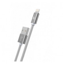 Кабель USB Lightning/ HOCO HC-32168 X2/ 1m/ 2.4A/ Нейлон/ Tarnish                                                                                                                                                                                         