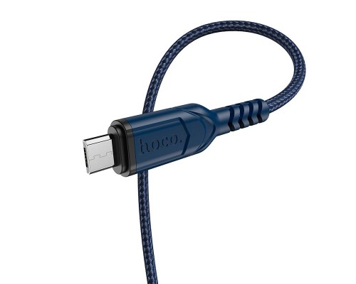 Кабель USB Micro/ HOCO HC-44906 X59/ 1m/ 2.4A/ Нейлон/ Red