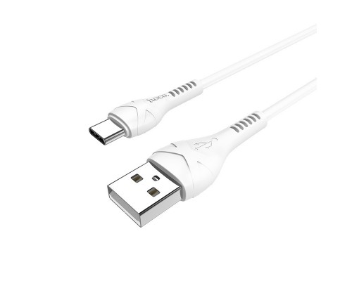 Кабель USB Type-C/ HOCO HC-10512 X37/ 1m/ 2.4A/ White