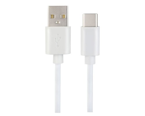 Кабель PERFEO USB2.0 A вилка - USB Type-C вилка, белый, длина 1 м., бокс (U4704)