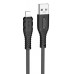 Кабель USB Lightning/ HOCO HC-55810 X67/ 1m/ 2.4A/ Силикон/ Black