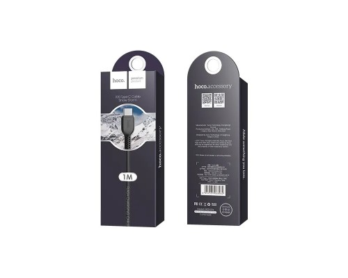 Кабель USB Type-C/ HOCO HC-68846 X20/ 1m/ 2A/ Black