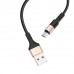 Кабель USB Micro/ HOCO HC-80213 X26/ 1m/ 2A/ Нейлон/ Black&Gold