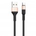 Кабель USB Micro/ HOCO HC-80213 X26/ 1m/ 2A/ Нейлон/ Black&Gold